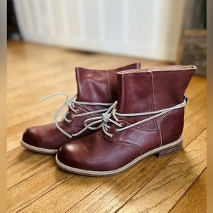 Women Timberland Earthkeepers Boots Size 9 Savin Hill Lace Ankle Leather Fashion